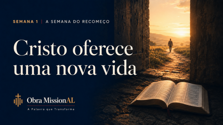 Você não precisa reformar o velho “eu”. Cristo oferece uma nova vida.