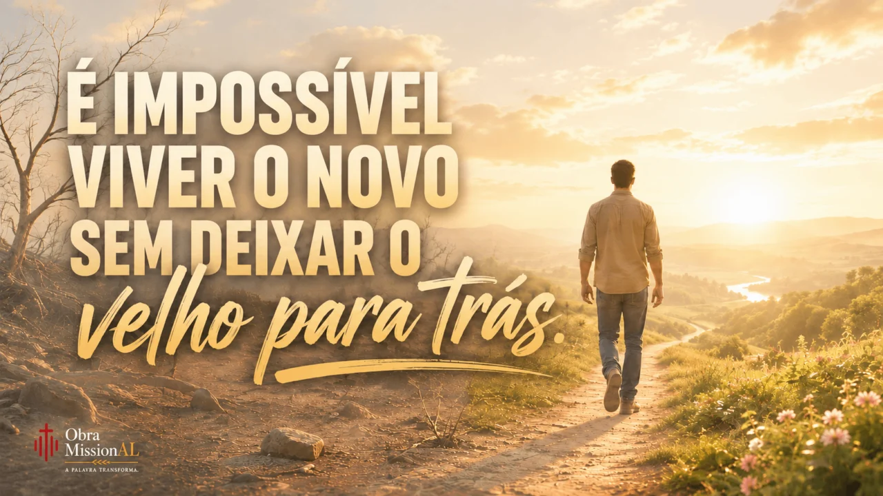 É impossível viver o novo sem deixar o velho para trás. | Obra MissionAL